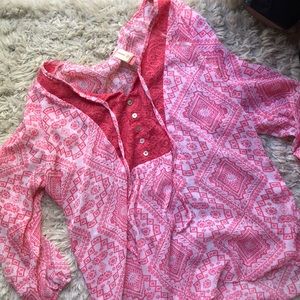 Pink Aztec shirt